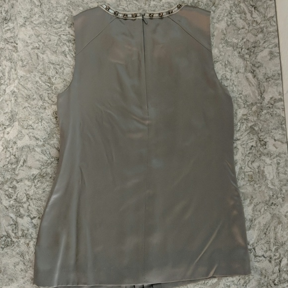 Tory Burch Embellished Silk Top - Picture 5 of 7